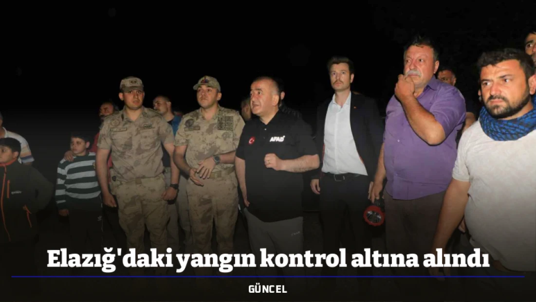 Elazığ'daki yangın kontrol altına alındı