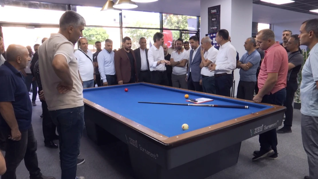 3 bant bilardo bölge şampiyonası başladı