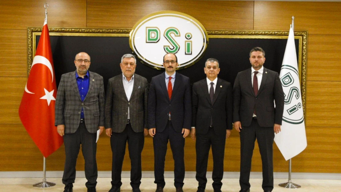 Ak parti Elazığ milletvekilleri ve il başkanından DSİ genel müdürüne ziyaret