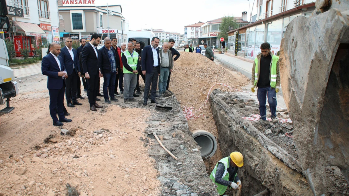 Başkan Şerifoğulları, çalışma sahalarında incelemede bulundu