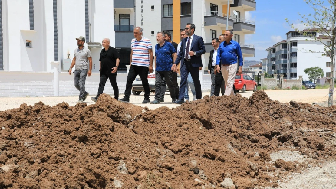 Başkan Şerifoğulları, çalışmalara ilişkin incelemelerde bulundu