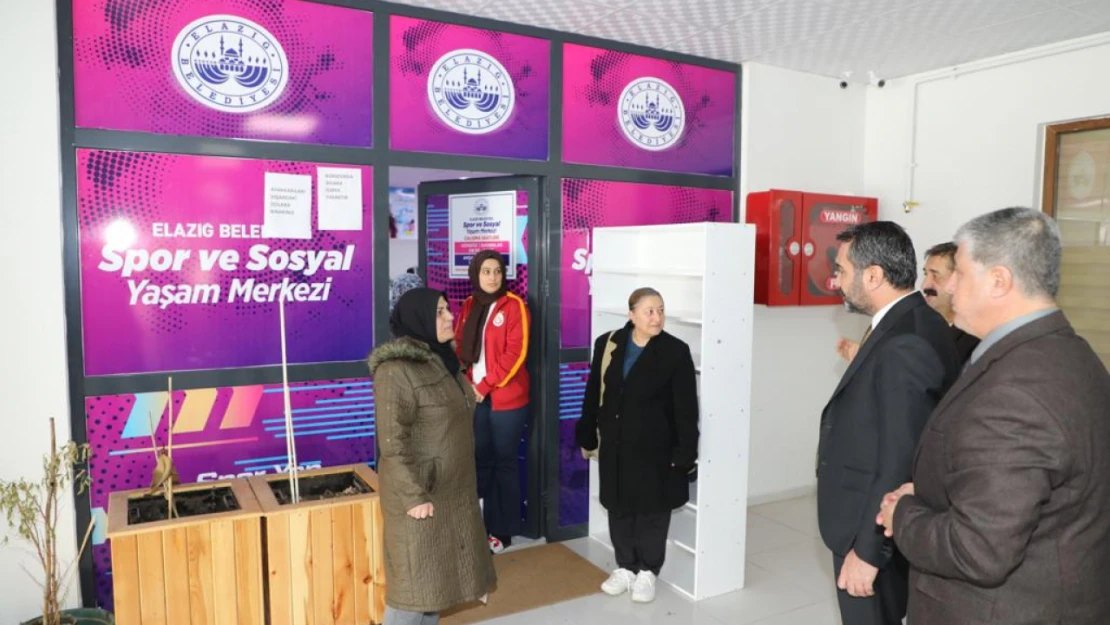 Başkan Şerifoğulları sosyal yaşam merkezi'ni ziyaret etti