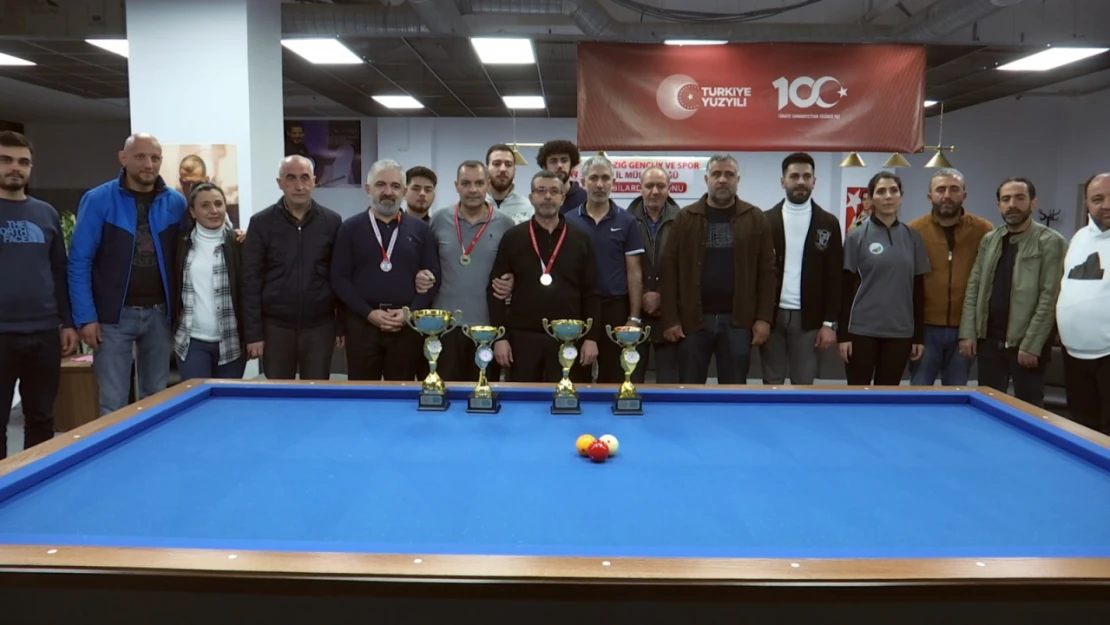 Bilardo il şampiyonası tamamlandı