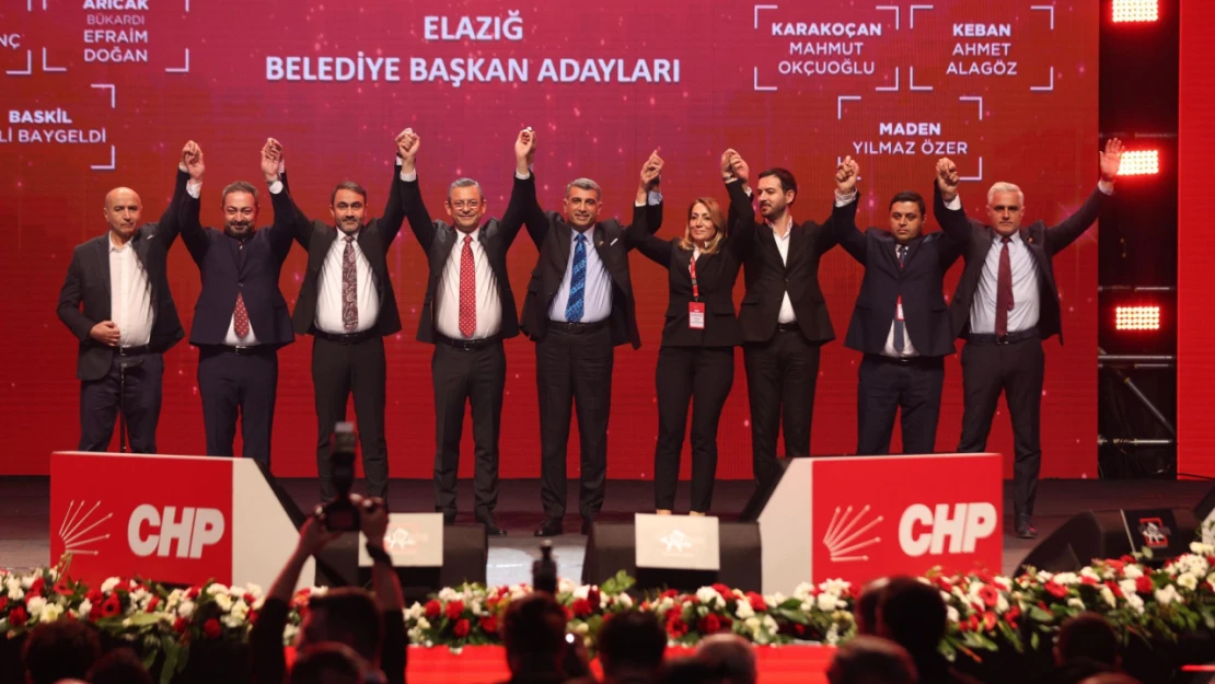 CHP, Elazığ adaylarını Ankara'da tanıttı