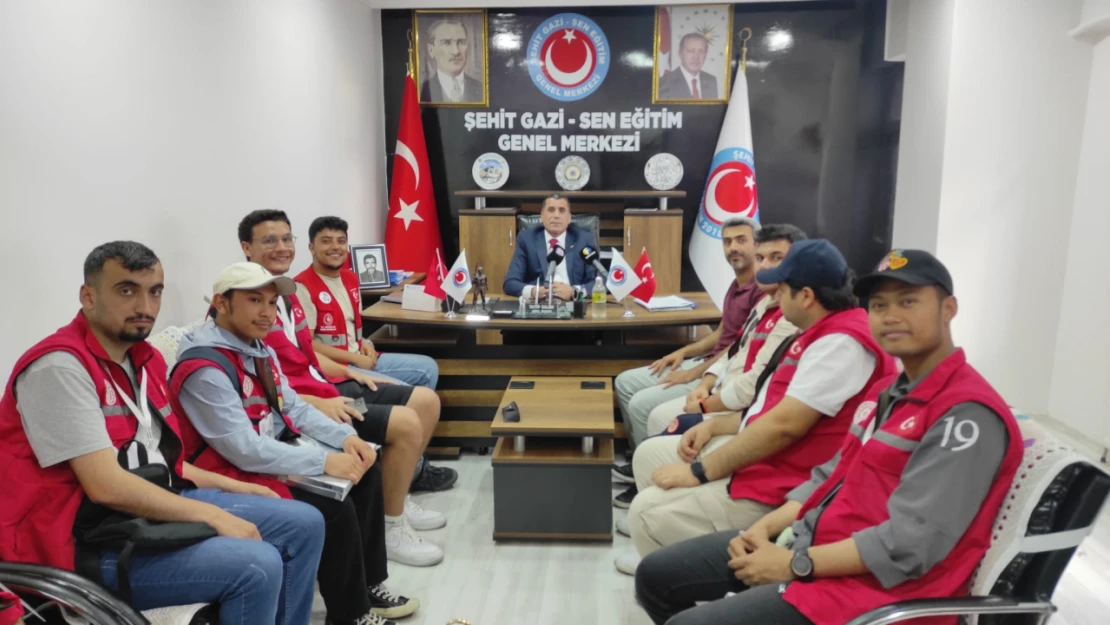 Damla gönüllülük hareketi gençleri Elazığ'a geldi