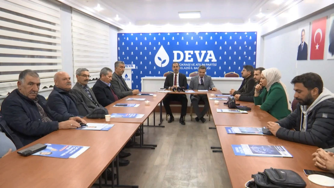 DEVA Partisi, Elazığ'da yerel seçim hazırlıklarını sürdürüyor