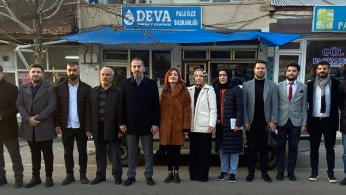 DEVA Partisi İl Teşkilatı Palu Ve Kovancılar ilçelerine ziyarette bulundular.