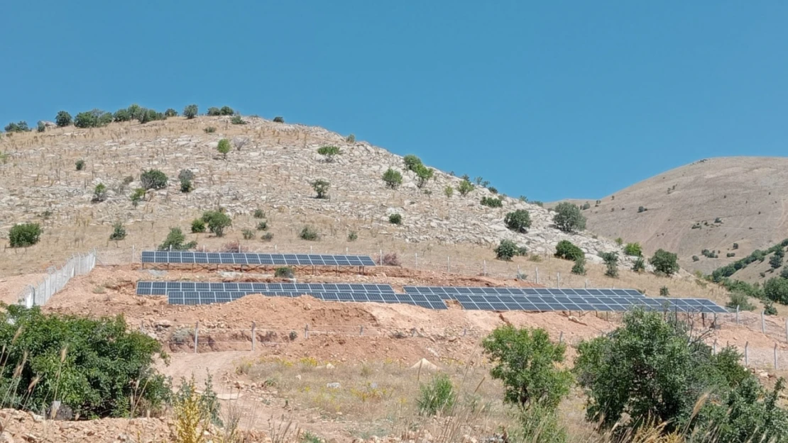 Doğancık köyü'nde güneş enerjisi sistemli sulama projesini tamamladı