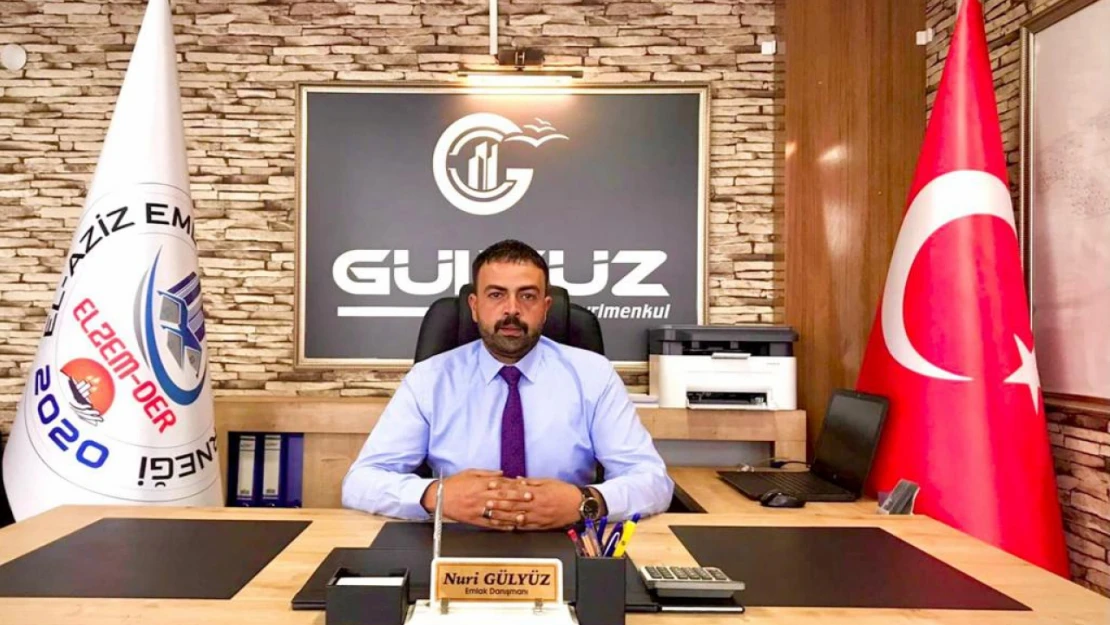 El-Aziz emlakçılar derneği başkanlığına yeniden Gülyüz seçildi