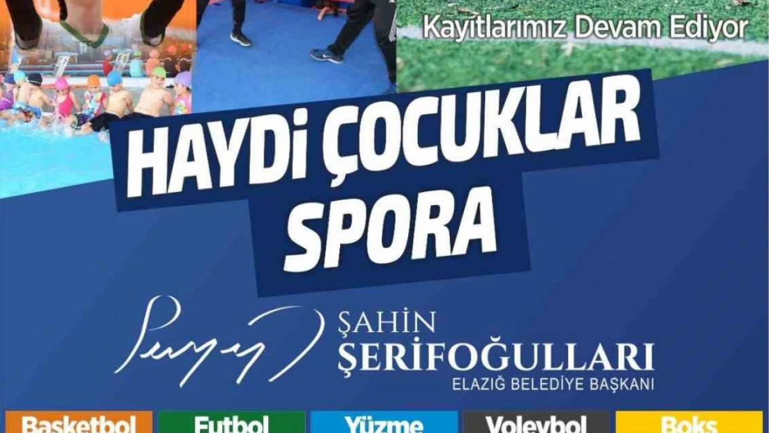 Elazığ Belediyesinden ücretsiz yaz spor kursları