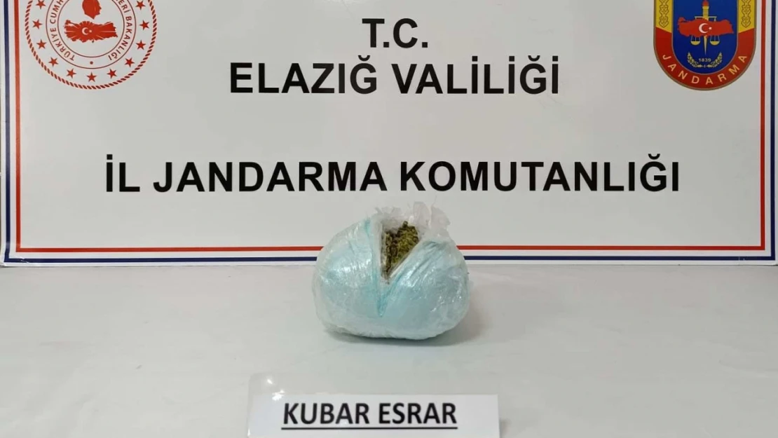 Elazığ'da  jandarma uyuşturucuya geçit vermiyor