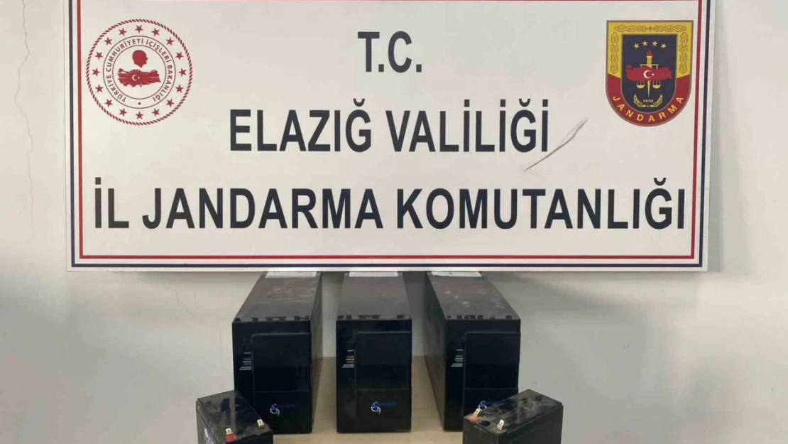 Elazığ'da asansörlerin güç kaynağını çalan zanlı yakalandı