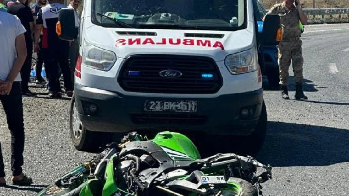 Elazığ'da motosiklet devrildi: 1 ölü