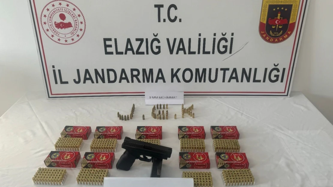 Elazığ'da ruhsatsız tabanca ele geçirildi