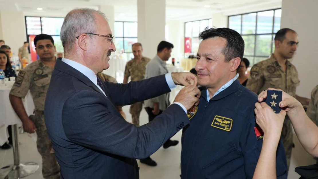 Elazığ'da rütbe terfi töreni düzenlendi