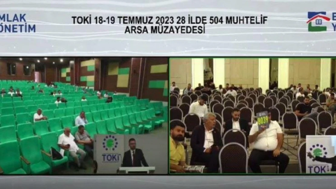 Elazığ'da TOKİ tarafından satışa çıkarılan 12 arsadan 5'i satıldı