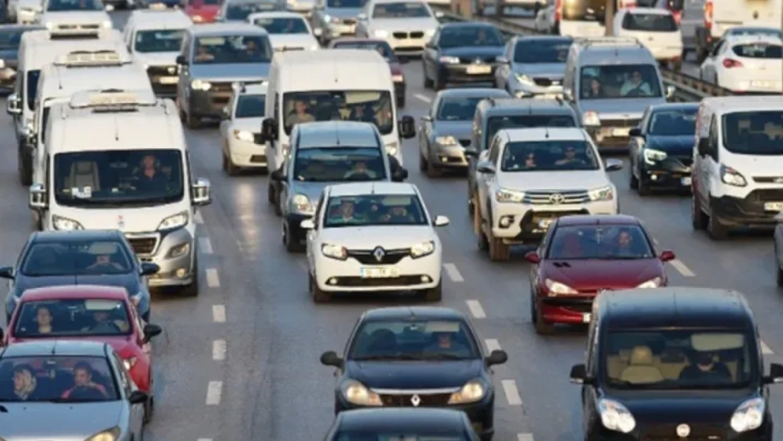 Elazığ'da trafiğe kayıtlı araç sayısı 149 bin 160 oldu