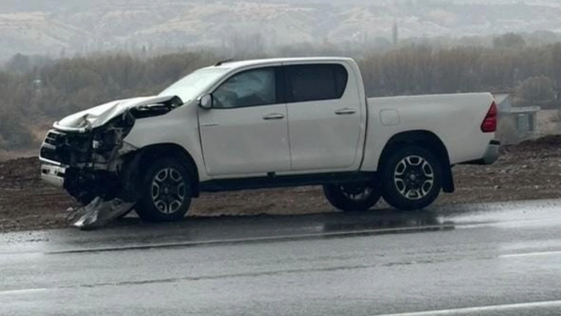 Elazığ'da trafik kazası: 1 yaralı