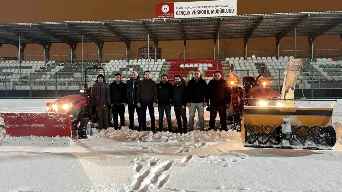 Elazığ GSB, stadyumları maça yetiştirmeye çalışıyor