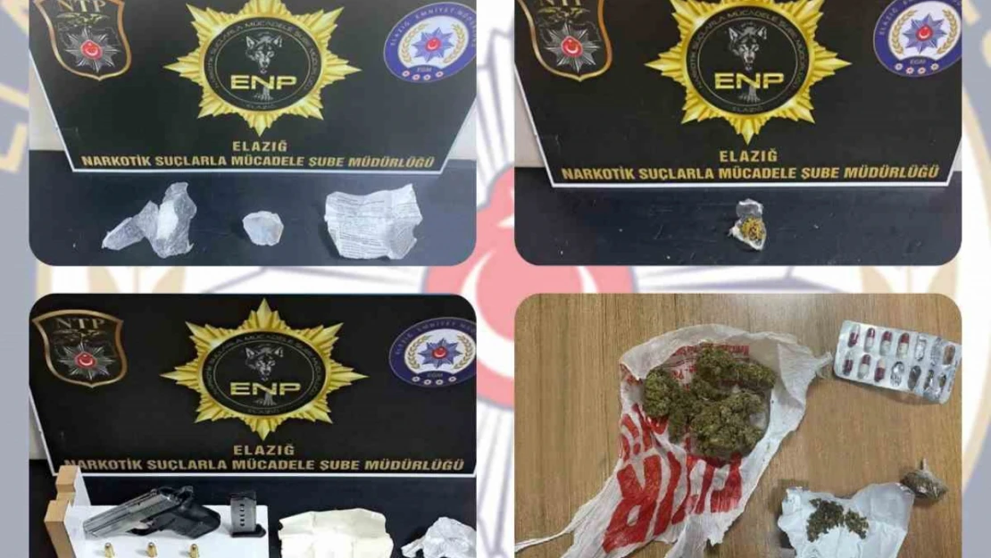 Elazığ polisinden uyuşturucu satıcılarına darbe: 12 gözaltı