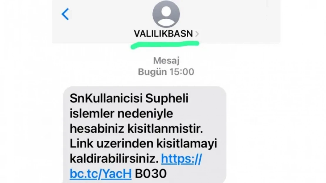 Elazığ valiliği dolandırıcılara karşı uyarıda bulundu