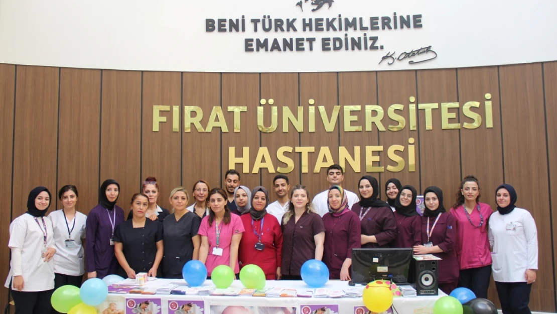 Fırat Üniversitesi hastanesi'nde emzirme haftası etkinlikleri