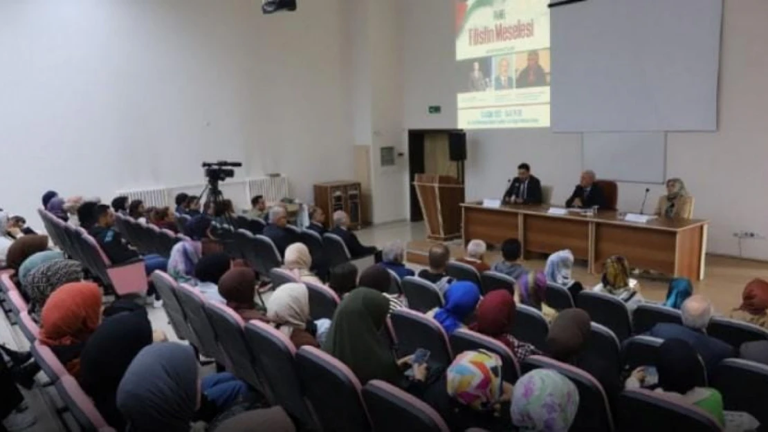 Fırat üniversitesi'nde 'Filistin meselesi' konulu panel düzenlendi