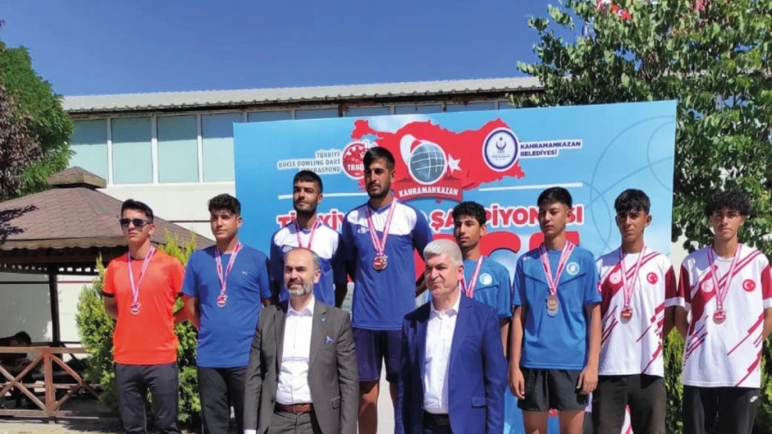 Gençlik spor Bocce takımı Türkiye şampiyonu oldu