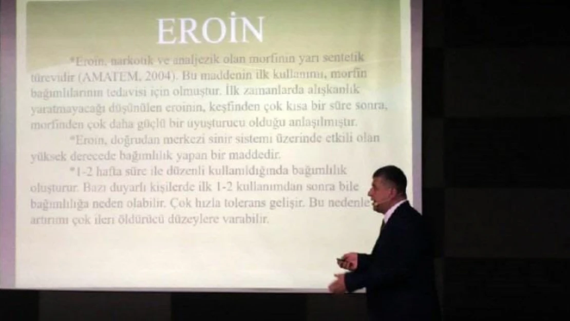 Kent konseyi tarafından 'küresel tehdit uyuşturucu' konferansı