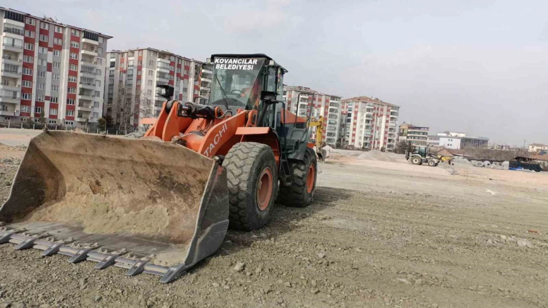 Kovancılar'dan Malatya'da konteyner kent kurulumuna destek