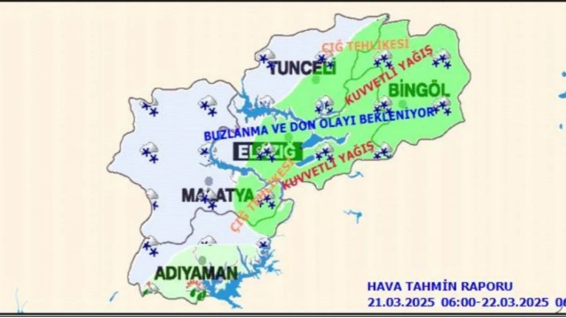 Meteorolojinin 5 il için 'kuvvetli yağış' ve 'zirai don' uyası sürüyor