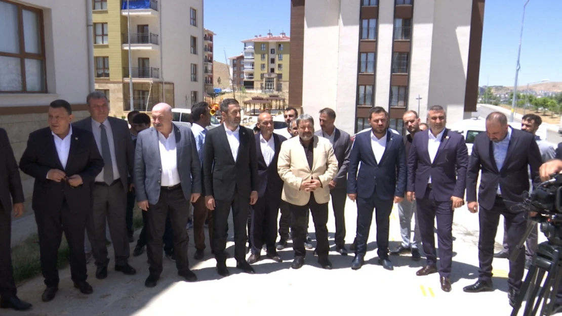 MHP deprem bölgesi inceleme heyeti Elazığ'da