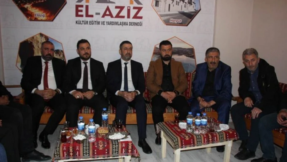 MHP Elazığ Milletvekili adayı Işıkver, El- Aziz Kültür Eğitim ve Yardımlaşma derneği'ni ziyaret etti