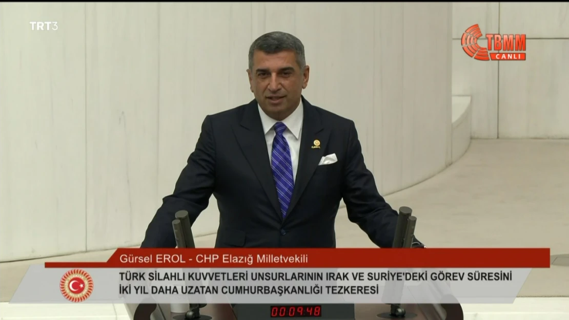 Milletvekili Erol: 'terör parti değil, devlet meselesidir'