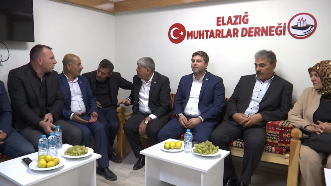 Milletvekili Nazırlı muhtarlar ile bir araya geldi