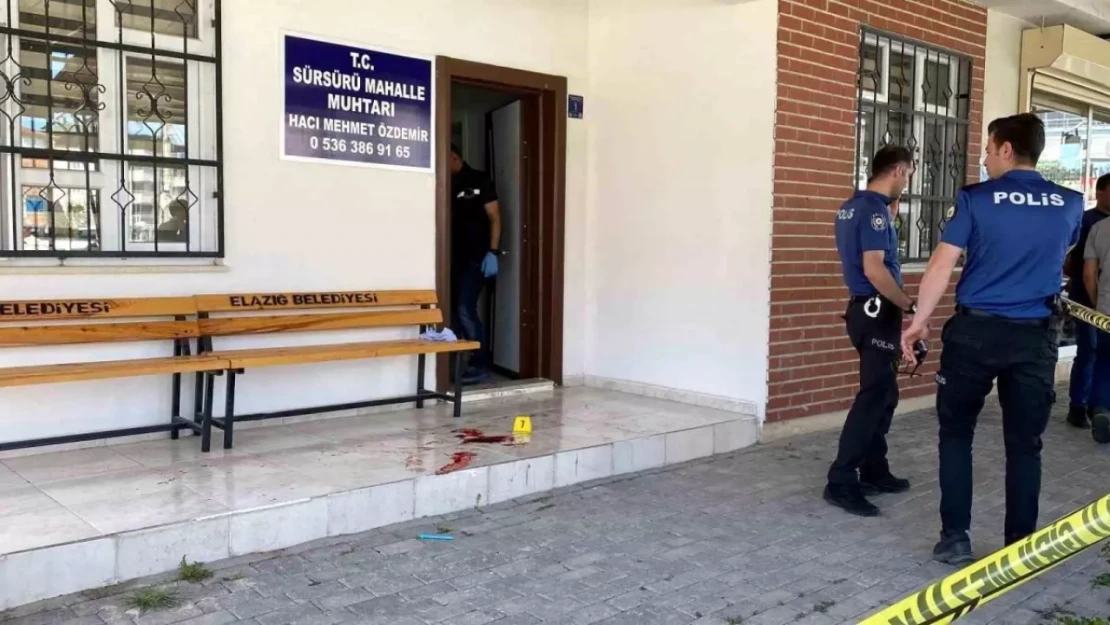 Sürsürü muhtarına silahlı saldırı