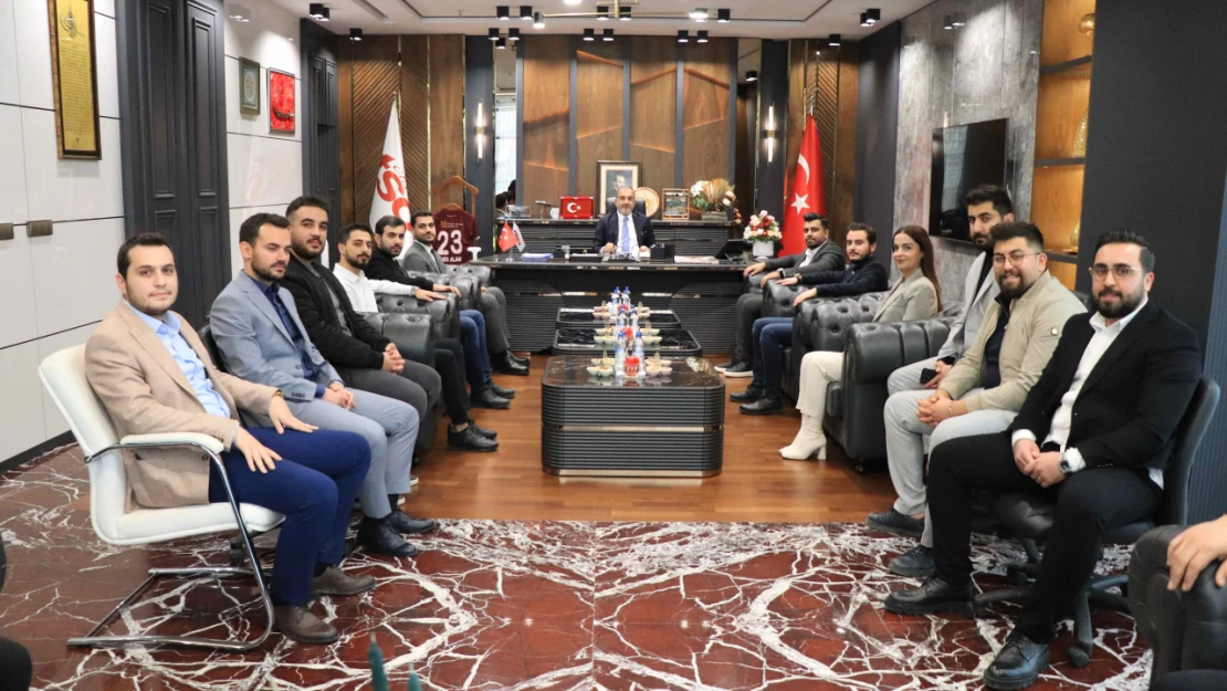 TOBB Elazığ genç girişimciler ve genç ASKON, Elazığ TSO'da bir araya geldi