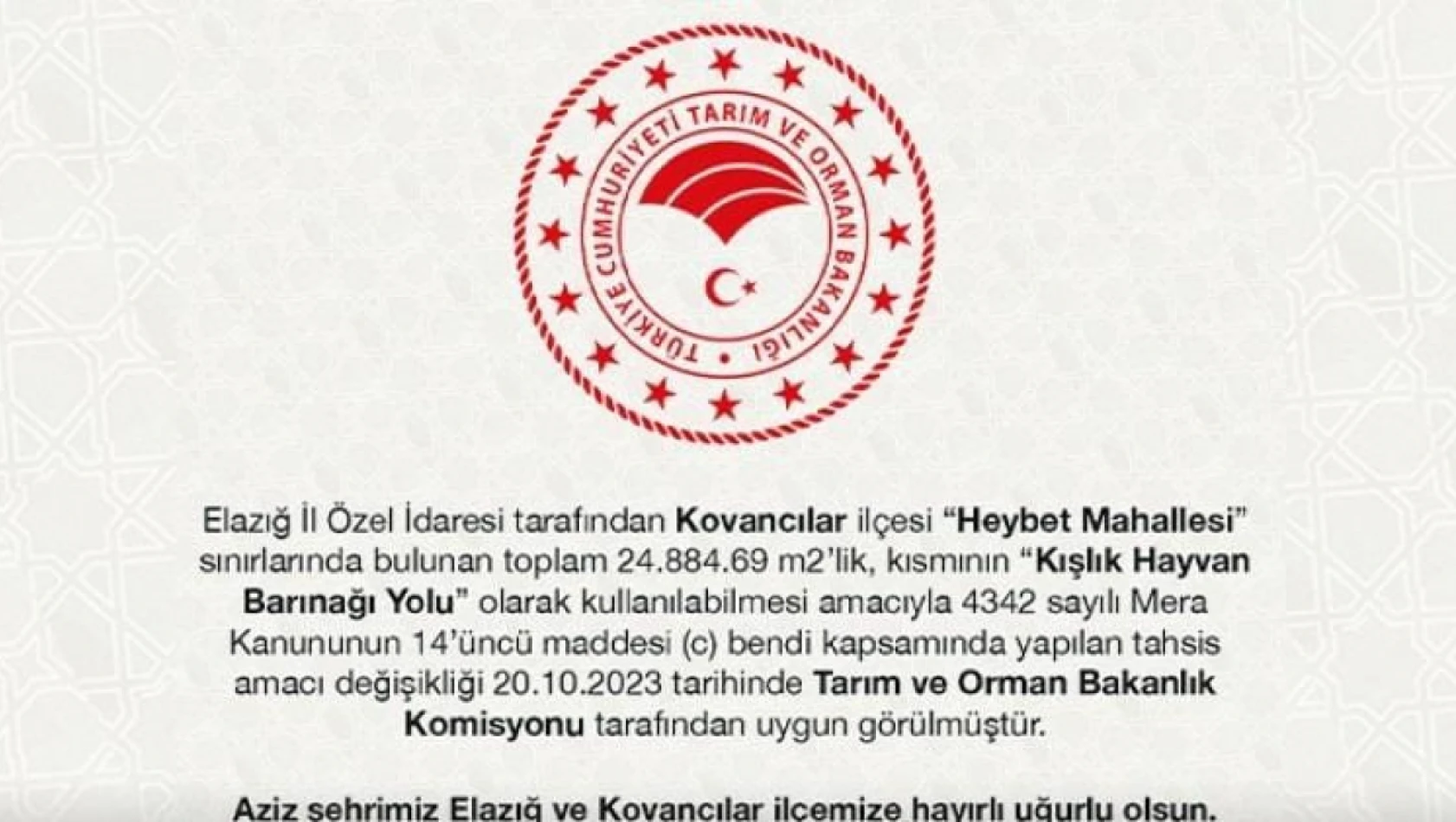 AK Parti Elazığ milletvekilleri'nden Kovancılar için ortak açıklama