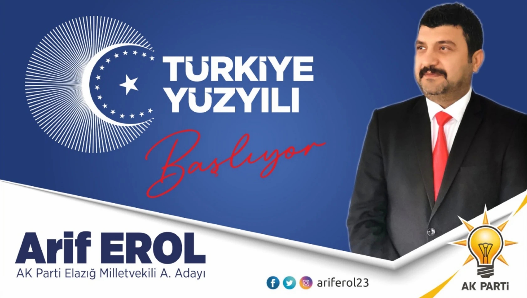 Arif Erol, AK Parti Elazığ Milletvekili aday adayı