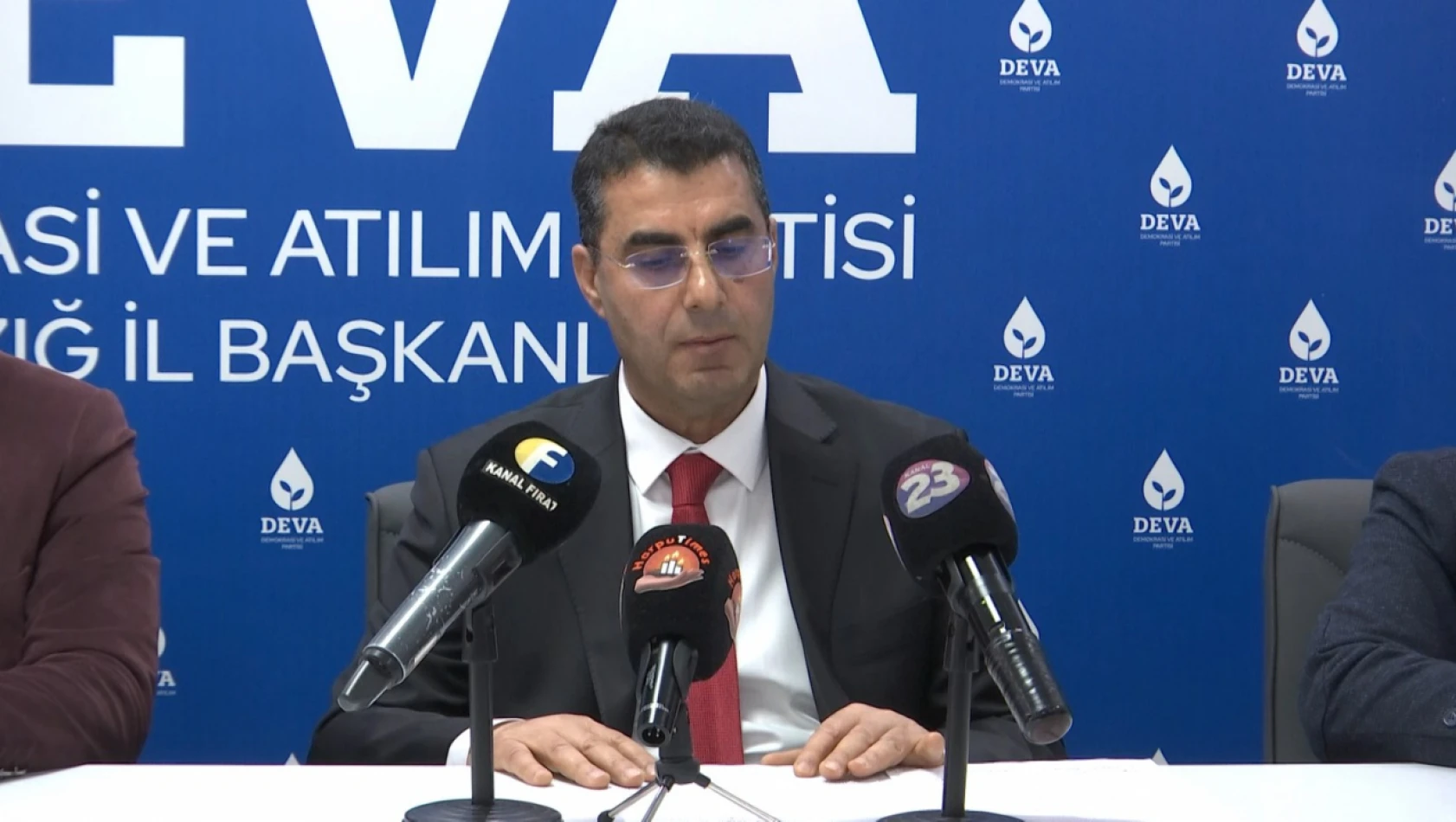 DEVA Partisi Elazığ Milletvekili aday adayı Sait Can resmi müracaatını yaptı