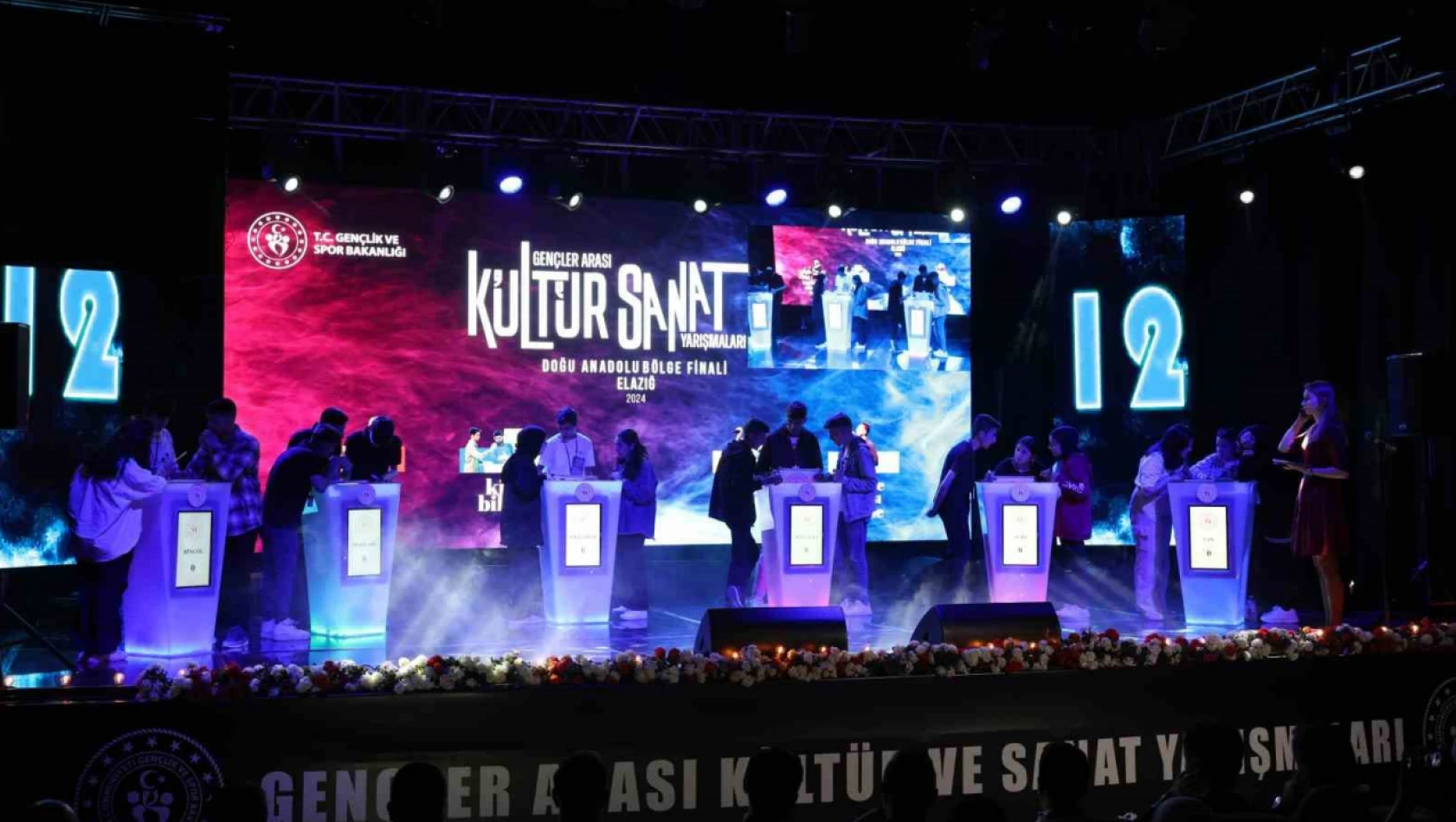 Elazığ'da 'gençler arası kültür ve sanat yarışmaları finalleri' başladı