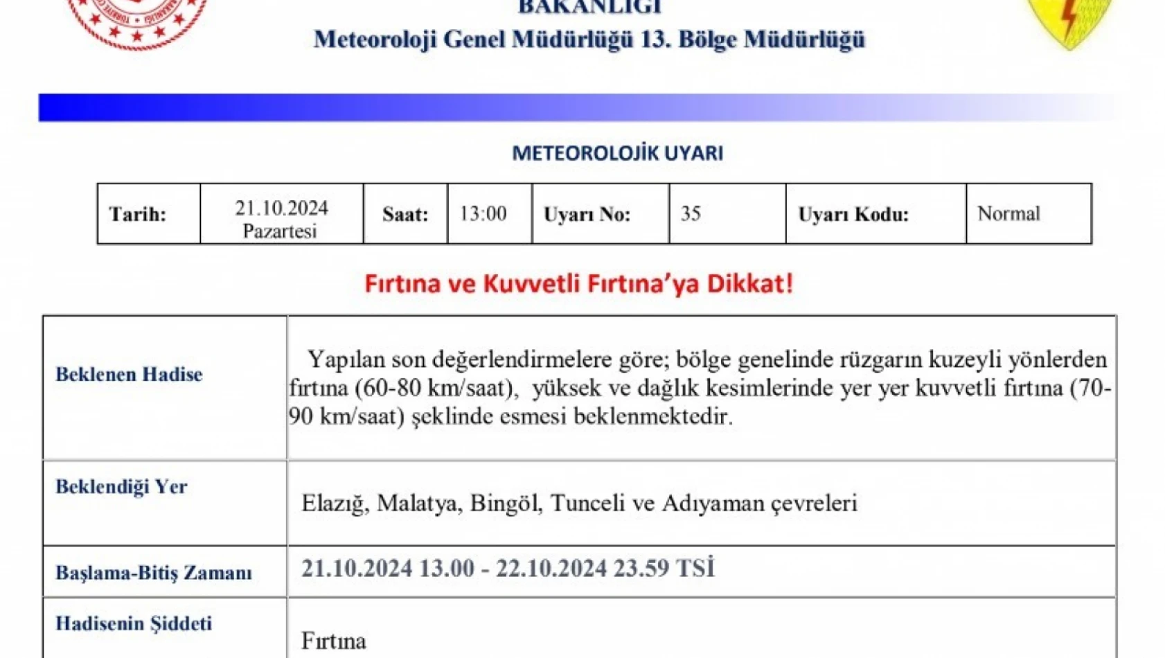 Meteorolojiden 5 il için 'fırtına' uyarısı