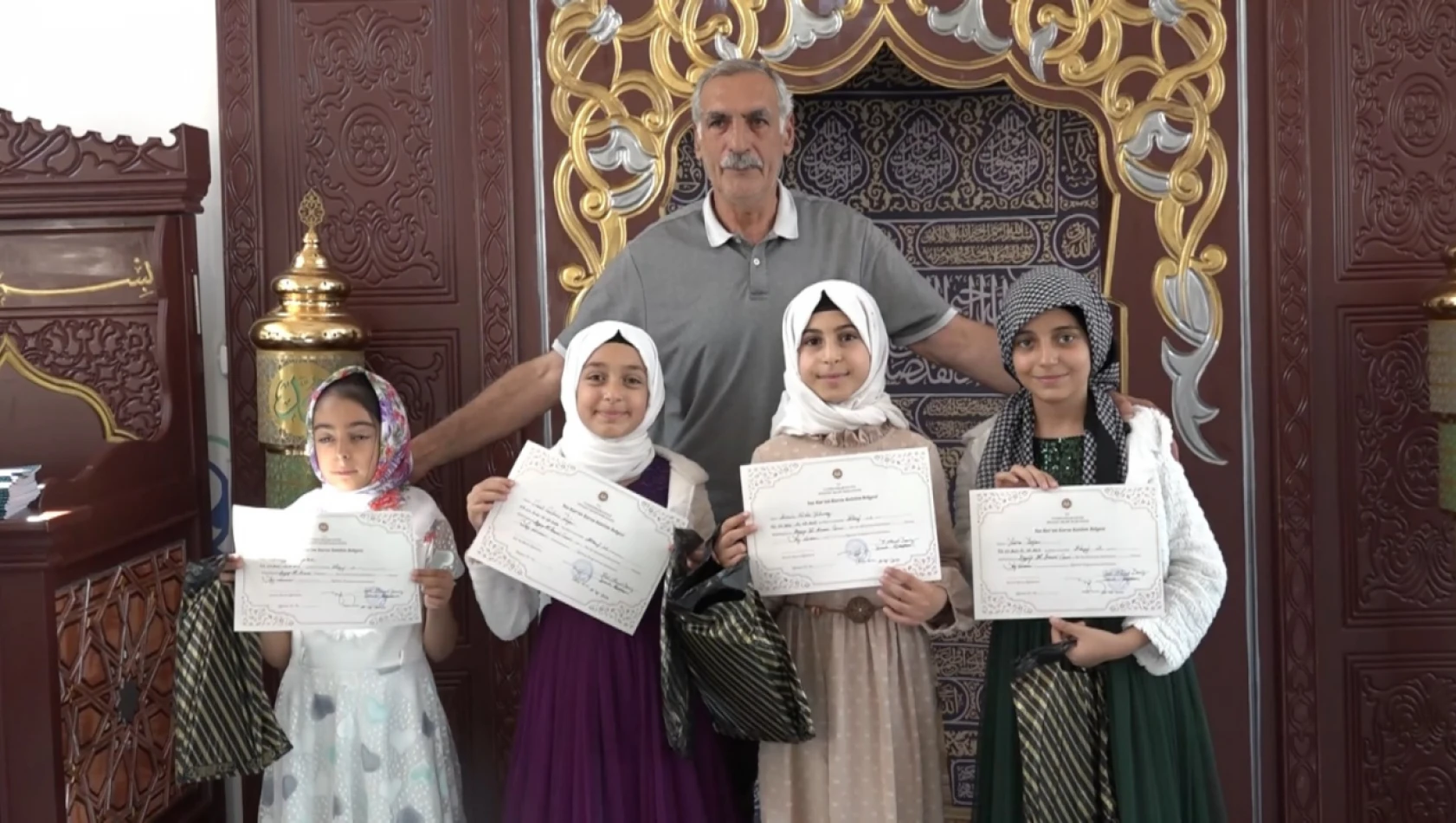 Yaz Kur'an Kursu sertifika töreni düzenlendi