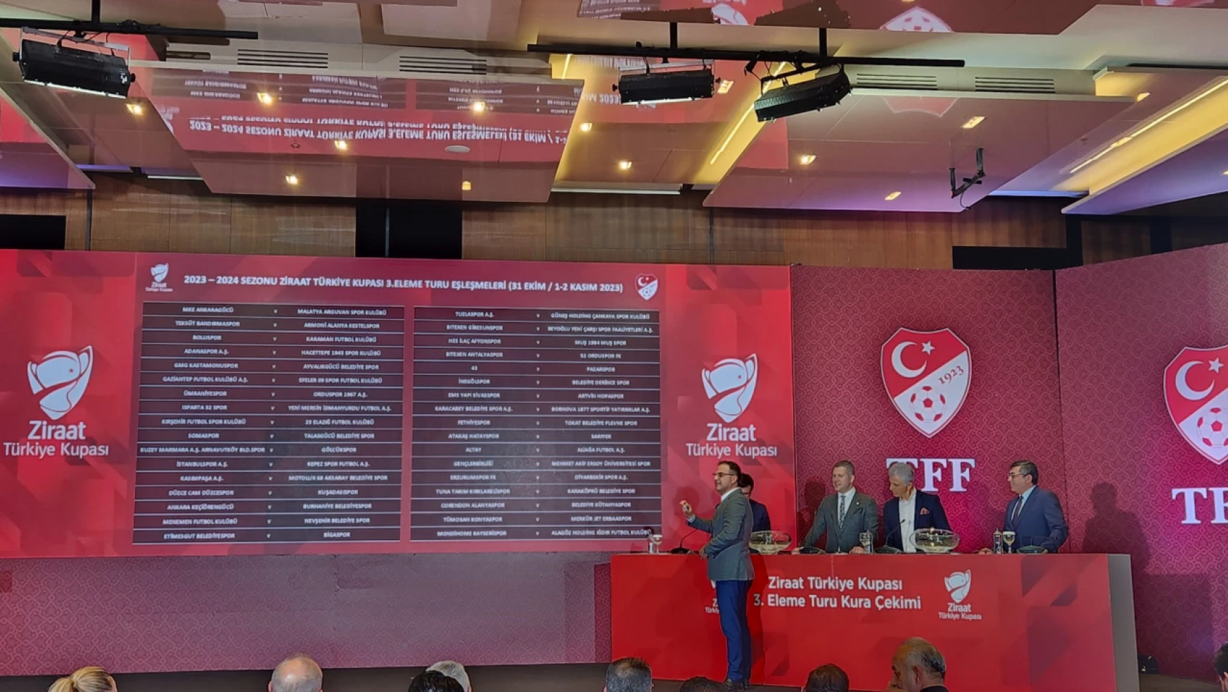 23 Elazığ FK'nın Ziraat Türkiye kupası 3. eleme turu'ndaki rakibi belli oldu