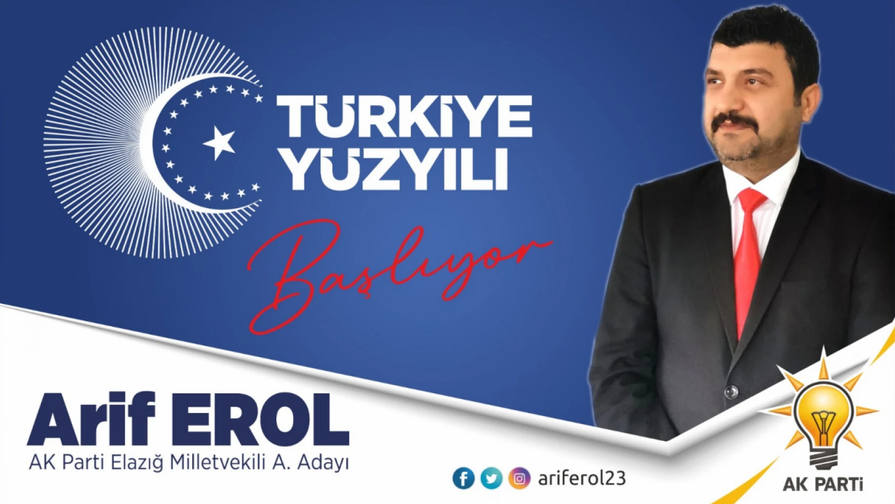 Arif Erol, AK Parti Elazığ Milletvekili aday adayı