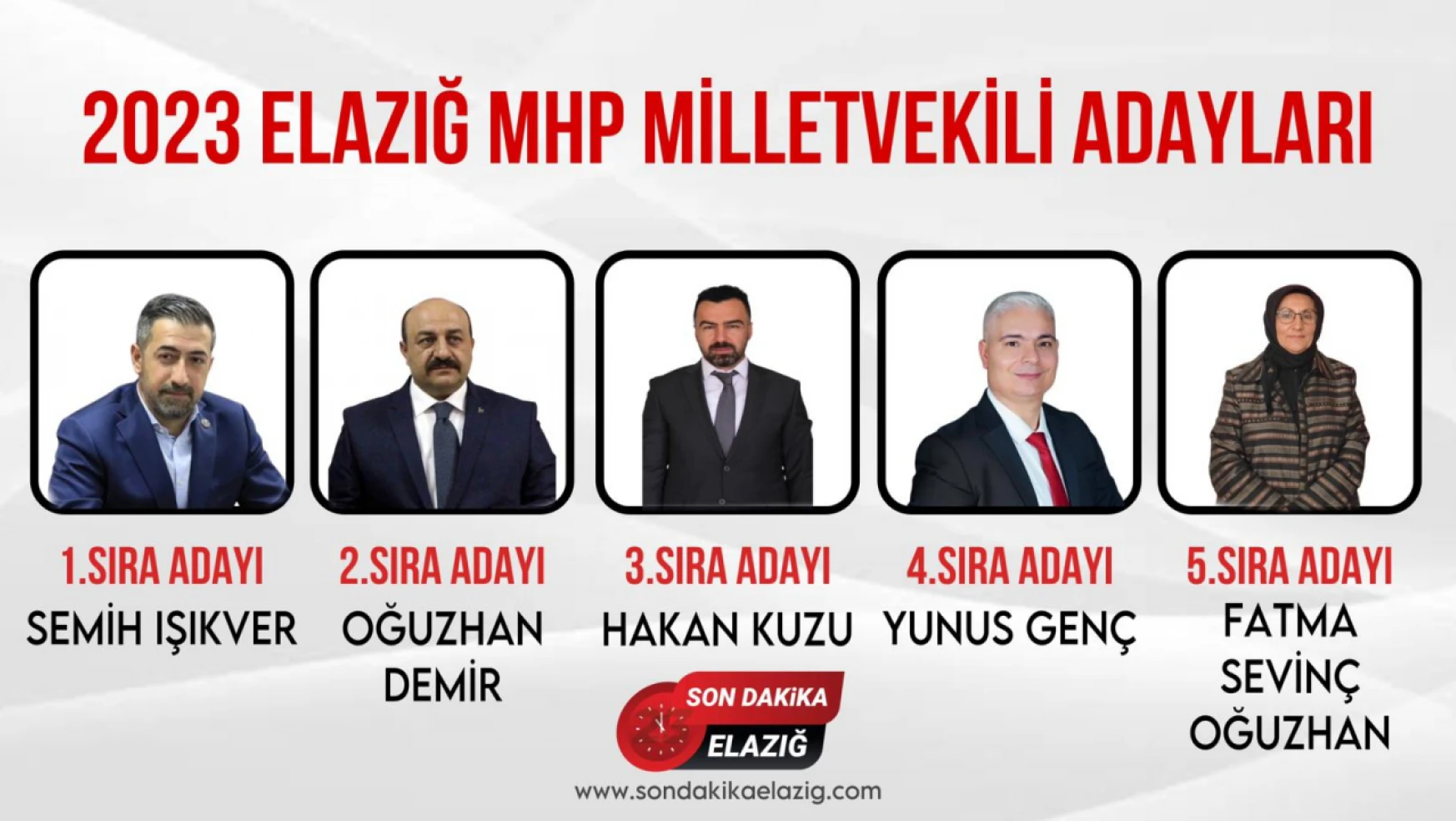 Başkan Yunus Bal 'milletvekili aday listemiz Elazığ'ımıza hayırlı uğurlu olsun'
