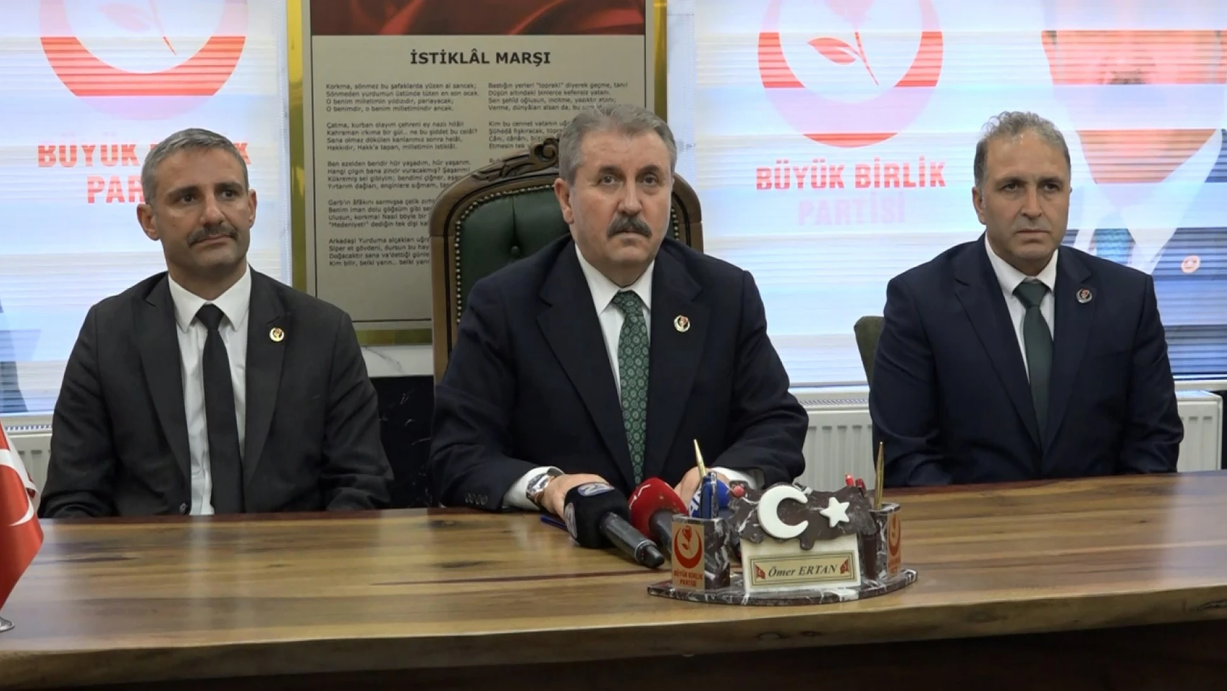 BBP Genel Başkanı Destici, Elazığ'a geldi