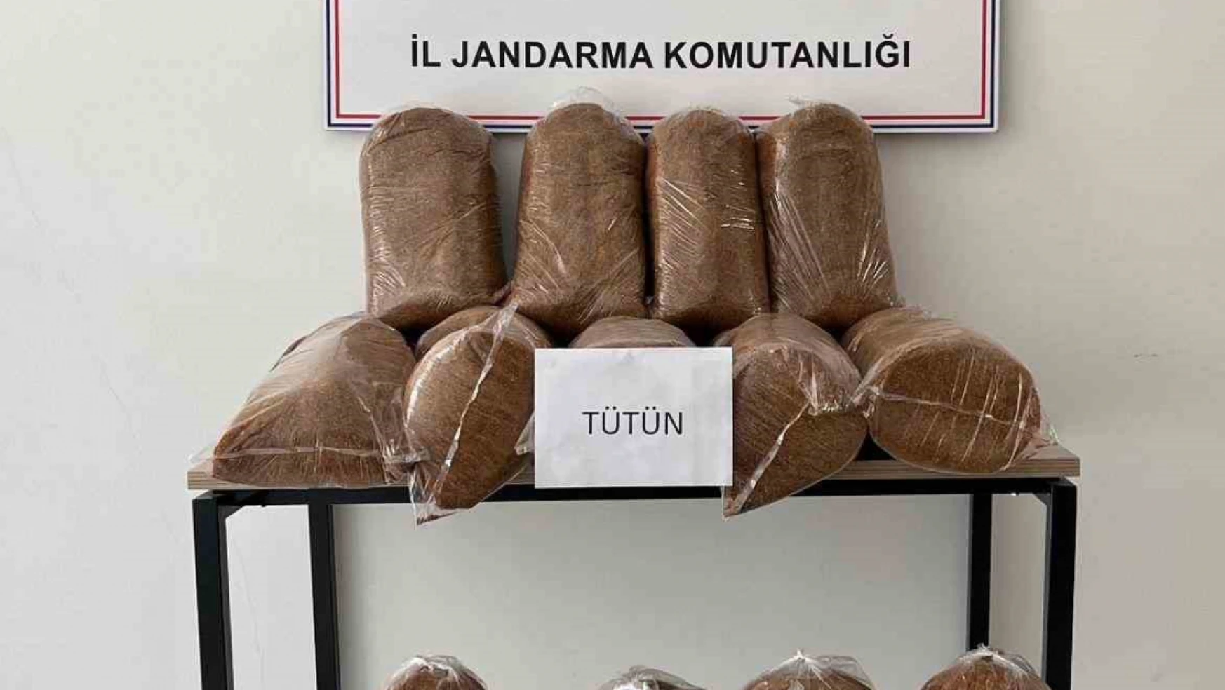 Elazığ'da 165 kilo kaçak tütün ele geçirildi