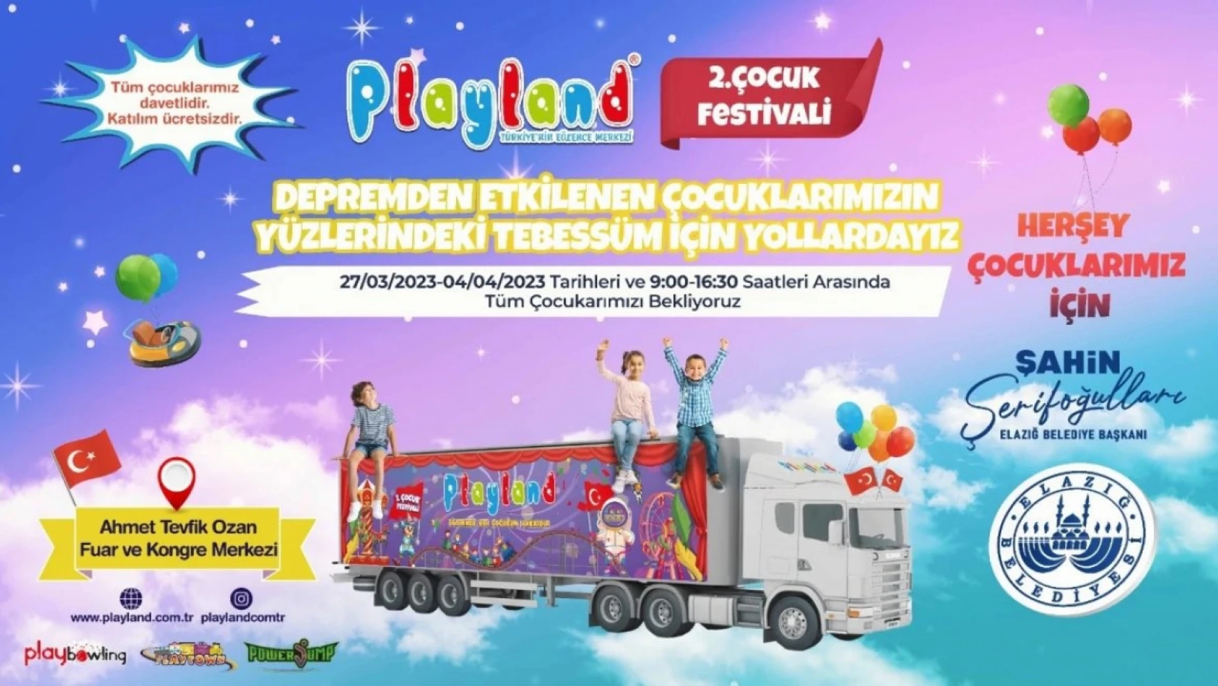 Elazığ'da çocuk festivali düzenlenecek