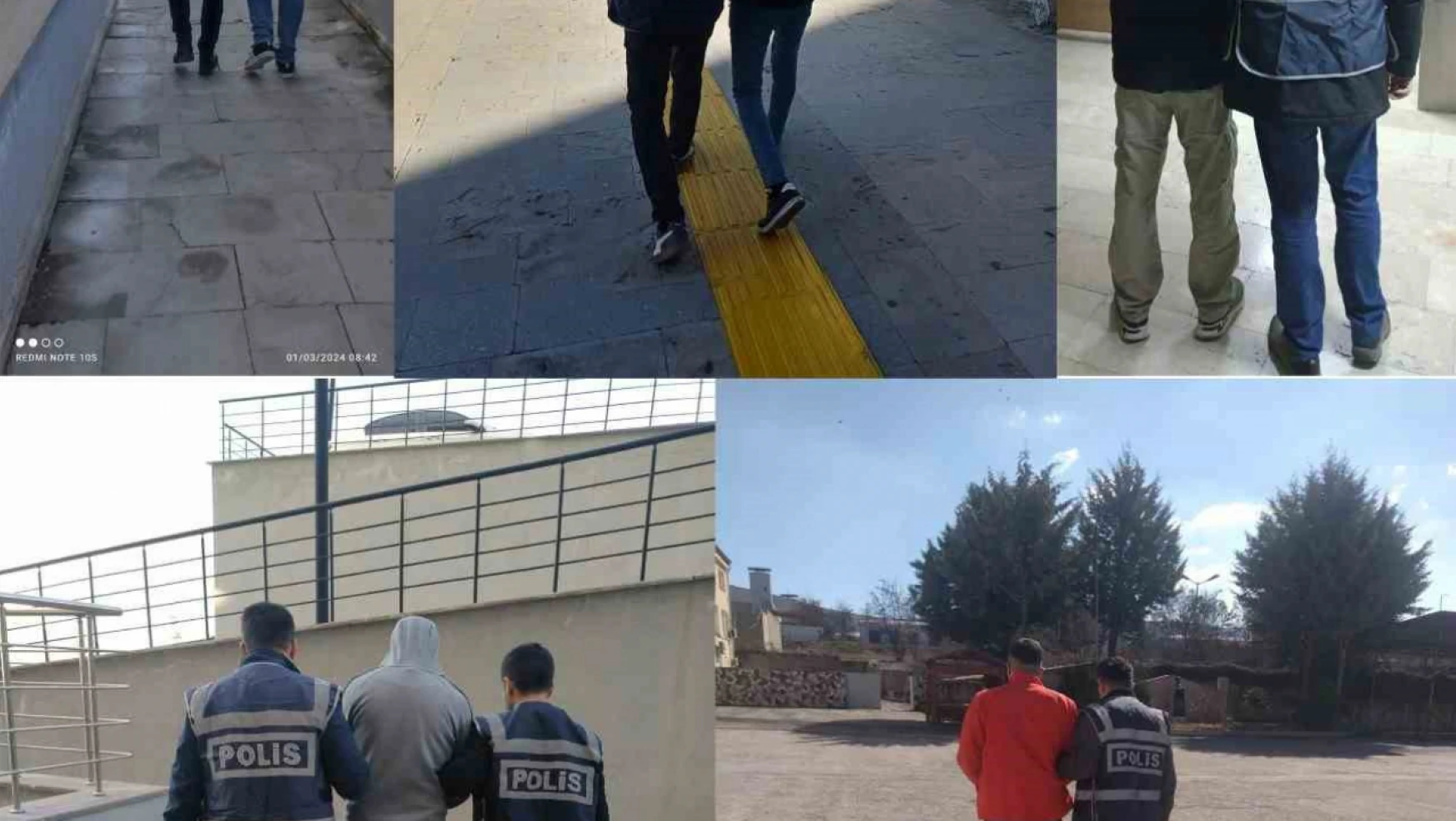 Elazığ'da kesinleşmiş hapis cezası bulunan 17 zanlı yakalandı
